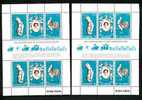 Nouvelles Hebrides Feuillets 537A+540A Neuf X X (gomme S/s Trace Charn..) - Unused Stamps
