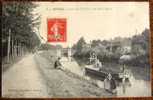 CPA - 08 - ATTIGNY - Entrée De L'Ecluse Et Maison LAPOIZE - 1906 - Attigny