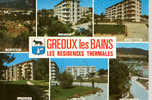 CARTE POSTALE DE GREOUX LES BAINS - LES RESIDENCES THERMALES - Gréoux-les-Bains