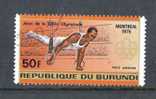 BURUNDI JO MONTREAL 1976 FOOTBALL OBLIT. Anneaux  Tb - Sommer 1976: Montreal