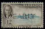 BARBADOS   Scott: # 222  F-VF USED - Barbados (...-1966)