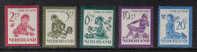 PD120 - OLANDA 1950 , Pro Infanzia  Serie 549/553 *** - Unused Stamps