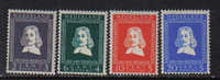 PD122 - OLANDA 1952 , Riebeeck Serie 564/567 *** - Unused Stamps