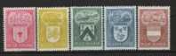 Belgie OCB 743 / 747 (*) - Unused Stamps