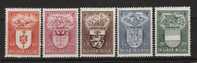 Belgie OCB 756 / 760 (*) - Unused Stamps