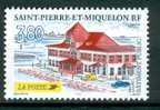 SAINT-PIERRE-ET-MIQUELON, 1997, N° 655**, (Yvert Et Tellier),  Batiment Public, La Poste - Nuovi