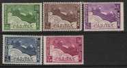 Belgie 249 / 253 (*) - Unused Stamps