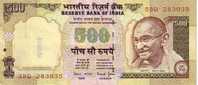 INDE   500 Rupees   Non Daté (2000-2002)   Pick 93a  Sans Lettre  Signature 88    ***** QUALITE  XF ***** - India