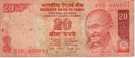 INDE   20 Rupees  Non Daté   Pick 89Ac  Lettre R  Signature 88     ***** QUALITE  VF ***** - India