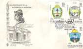 ARGENTINA 1966 - Yvert 742-743-744 - FDC - Indipendenza - Stemmi - FDC