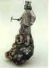 Sculpture : Mineur Sur Bloc De Minerai (19s.)  Musée Des Mines De Bochum  Allemagne.TBE .Carte Neuve. - Objetos De Arte
