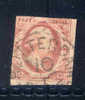 1852 Koning Willem III 10 Cent NVPH 2 * Periode 1852 Nederland Nr. 2 Gebruikt (100)  STEMPEL ROTTERDAM - Autres & Non Classés