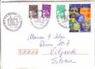 GOOD Postal Cover FRANCE To ESTONIA 1998 - Special Stamped: Marianne; People; Globe - Covers & Documents