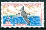 SAINT-PIERRE-ET-MIQUELON, 1993, N° 72**, Poste Aérienne, PA (Yvert Et Tellier) Oiseaux, Le Puffin Majeur - Neufs