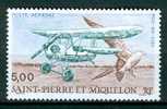 SAINT-PIERRE-ET-MIQUELON, 1990, N° 69**, Poste Aérienne, PA (Yvert Et Tellier). Avion Le "Pou-du-Ciel", Oiseau De Mer - Unused Stamps