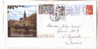 GOOD Postal Cover FRANCE To ESTONIA 2001 - Good Stamped: Marianne; St.barbe College; Sedieres - Brieven En Documenten