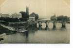78 LIMAY VIEUX PONT ET SEINE ATTELAGES BARQUES COLLND ANIMATION - Limay