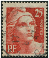 Pays : 189,06 (France : 4e République)  Yvert Et Tellier N° :  729 (o) (taille-douce) - 1945-54 Maríanne De Gandon