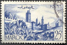 Pays : 315,9 (Maroc : Protectorat Français) Yvert Et Tellier N° :265 A (o) - Used Stamps