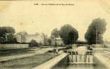 80 . HAM . VUE DU CHATEAU DE LA RUE DE NOYON ECLUSE.  ( PENICHES ) - Ham