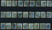 ITALY 1867/77 OLD LOT OF Y&T #23 (81) - 3 Scans - - Afgestempeld