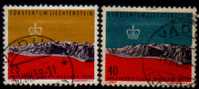 LIECHTENSTEIN   Scott: # 324-5  F-VF USED - Oblitérés