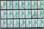 France 1982 - YT 2181 (o) - Lot De 21 Timbres - 1982-1990 Liberté De Gandon