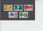 PAESI BASSI 1968 - Yvert 877/81 - Infanzia - Unused Stamps