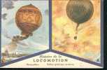 HISTOIRE DE LA LOCAMOTION MONTGOLFIERE -BALLON SPHERIQUE REF 2545 - Luchtballon