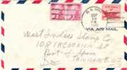 LETTRE AVEC CACHET US NAVY 1956 A DESTINATION DE TRINIDAD - Covers & Documents