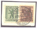 SBZ Mi. N° 1B+4A Briefstück Mit Stempel Berlin Karlshorst 27.12.45, Michelwert  Der 1B Von 2002 = 120 Euro - Berlin & Brandenburg