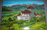 Lichtenstein,Principality ,Castle,Vaduz,postcard - Liechtenstein
