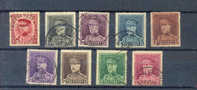 Belgie Ocb Nr :   317 - 324 (zie Scan) - 1931-1934 Képi