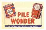 Buvard Wonder: Pile, Lampe De Poche (07-3285) - Accumulators