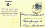 B01-378 Entier Postal - Carte Postale N° 196 - Oiseaux Indigènes - 13,00 Fr Bleu Sur Crème - Avocette - N - Cartes Postales 1951-..