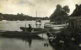 HERBLAY   -   Passage Du Yacht De France à Herblay  (1937)      (Carte Noir Et Blanc Ayant Voyagé En 1941) - Herblay