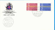 FDC Europa 1971 Islande Y&T 404-05 - 1971