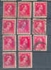 Belgie Ocb Nr :  LOT 428 Kleuren ! (zie Scan  ) - 1936-1957 Offener Kragen