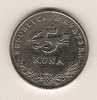 5 Kuna "Croatie" Ours 1993 - Croacia