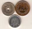 Monnaies "Japon" Lot De 3 - Japan