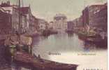 BRUXELLES = Top Cp Couleur - Le Théâtre Flamand + Canal Et Péniches (Nels  N° 16) 1901 - Navigazione