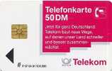 @+ Allemagne : P07 - 50DM - 04/91 - P & PD-Series : Taquilla De Telekom Alemania