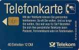 @+ Allemagne : P05 - 12DM - 03/91 - P & PD-Serie : Sportello Della D. Telekom