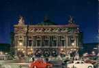 Paris - Opéra La Nuit - Opera By Night - Voitures Automobiles - État Très Beau - Voyagée - Parijs Bij Nacht