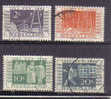Pays-Bas Netherlands 1952 Telegraph PTT Serie Complete Obl - Gebruikt