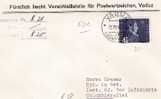 Lie028/  LIECHTENSTEIN - Flugpionier E.G. Robertson, Nachnahme/Ersttag N. Frankreich - Storia Postale