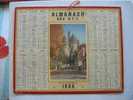 ALMANACH DES POSTES &TELEGRAPHES 1956 CHATEAU DE PIERREFONDS  ETAT VOIR SCANN PAS FACILE A TROUVER COMPLET AU VERSO - Grand Format : 1941-60