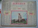 ALMANACH DES POSTES &TELEGRAPHES 1961 TEMPS PASSE MOUTONS ETAT VOIR SCANN PAS FACILE A TROUVER COMPLET - Tamaño Grande : 1961-70