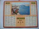 ALMANACH DES POSTES &TELEGRAPHES 1965 PECHEURS A ANTIBES   ETAT  VOIR SCANN PAS FACILE A TROUVER COMPLET - Grossformat : 1961-70