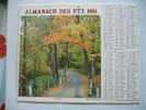 CALENDRIER ALMANACH DES P.T.T. DOUBLES PHOTOS  DE 1981 AUTOMNE/PRINTEMPS - Groot Formaat: 1981-90